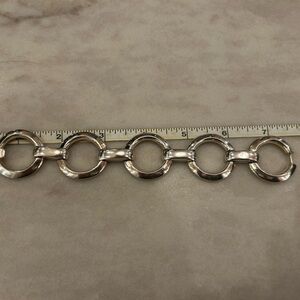 Versani Vintage Sterling Silver 925 Oval Link Bracelet 8"